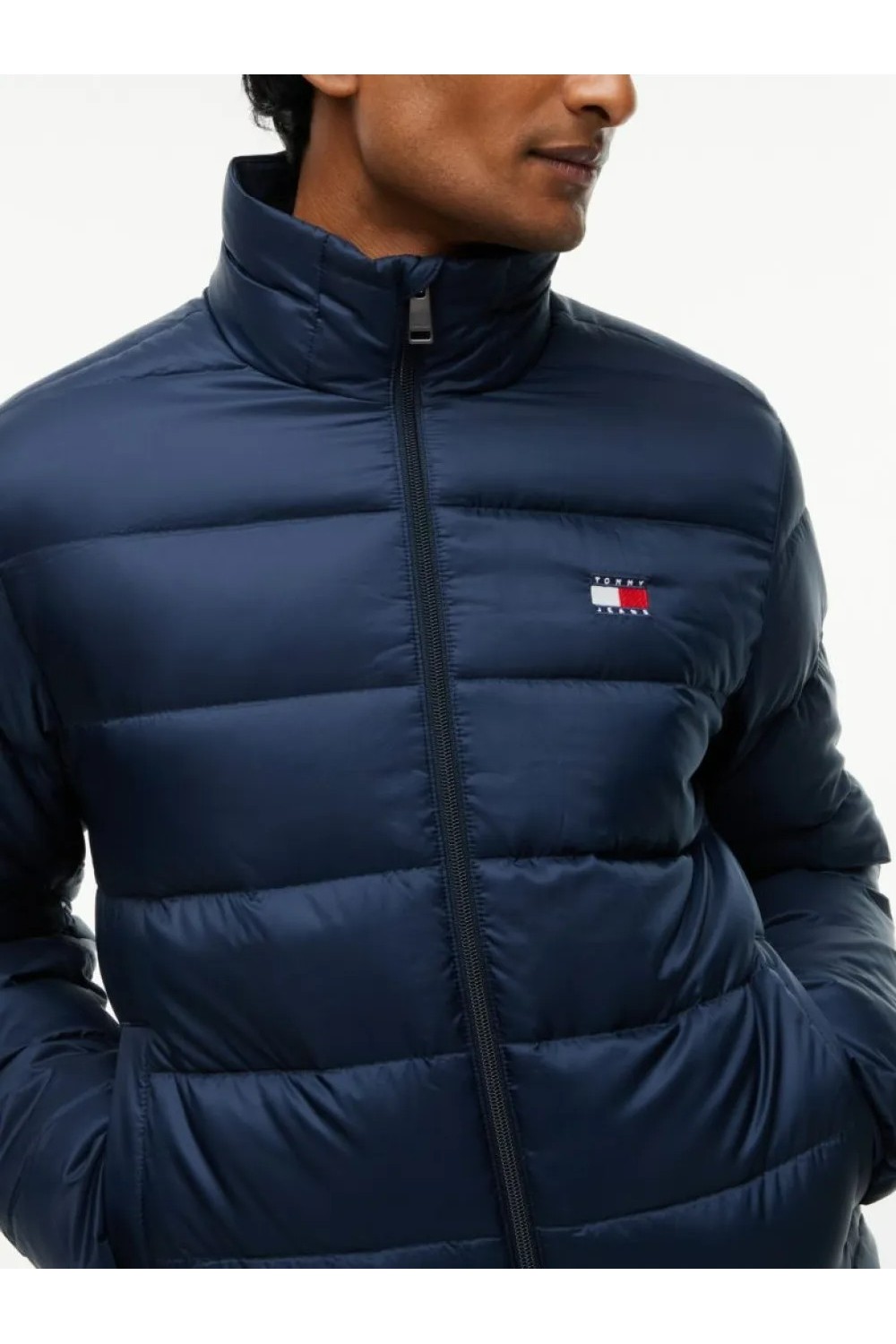 TOMMY HILFIGER TJM PACKABLE LIGHTWEIGHT DOWN RIPSTOP RELAXED JACKET DARK BLUE DM0DM23231-C1G