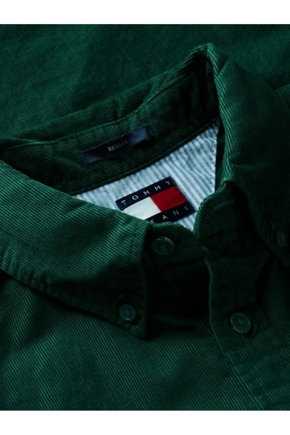 TOMMY HILFIGER REGULAR FIT BABY CORDUROY SHIRT VELVET GREEN DM0DM23517-MBM