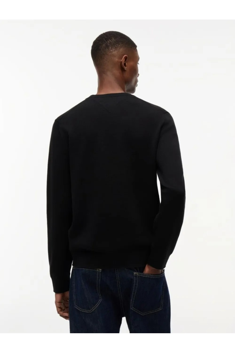 TOMMY HILFIGER TJM REG CABLE KNIT SWEATER BLACK DM0DM22853-BDS