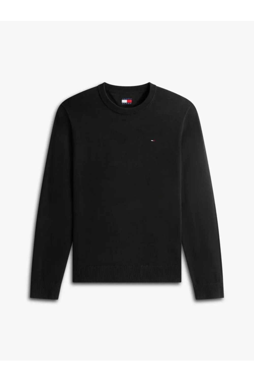 TOMMY HILFIGER TJM REG CABLE KNIT SWEATER BLACK DM0DM22853-BDS
