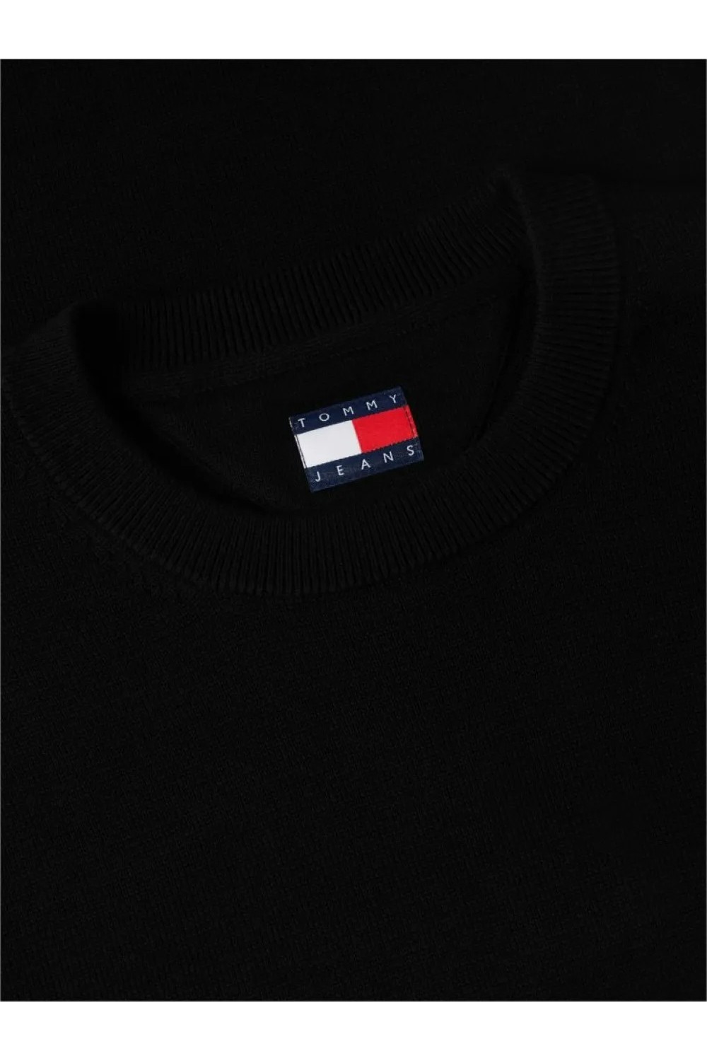 TOMMY HILFIGER TJM REG CABLE KNIT SWEATER BLACK DM0DM22853-BDS