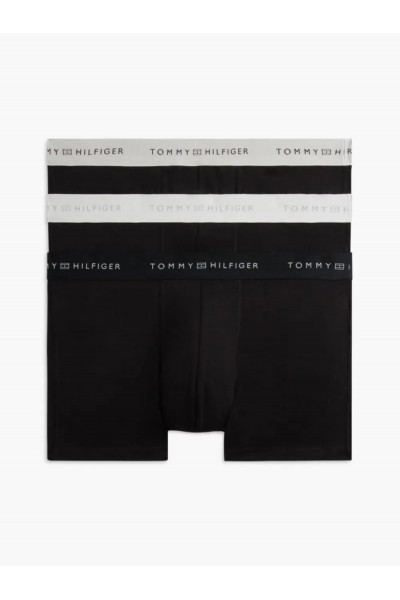 TOMMY HIFIGER SIGNATURE 3P TRUNK BLACK/SILVER UM0UM03964-0W8