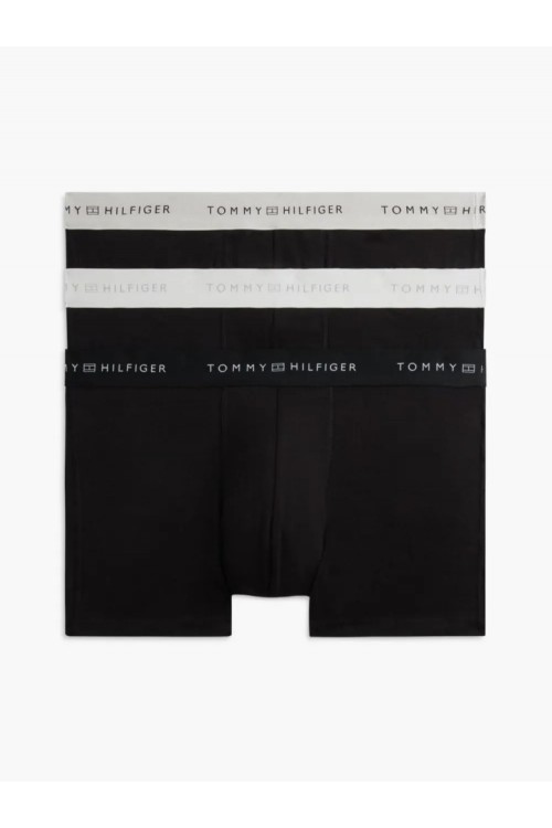 TOMMY HIFIGER SIGNATURE 3P TRUNK BLACK/SILVER UM0UM03964-0W8