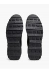 TOMMY HILFIGER COLOUR-BLOCKED MIXED TEXTURE CLEAT SNEAKERS BLACK EM0EM01775-0GJ