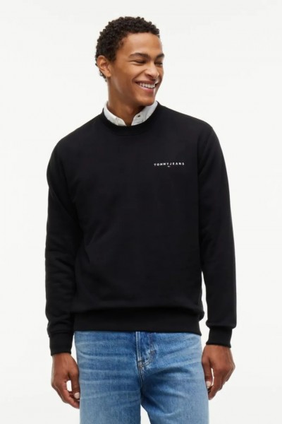 TOMMY HILFIGER REGULAR LINEAR CREW NECK DARK BLUE DM0DM20249-BDS