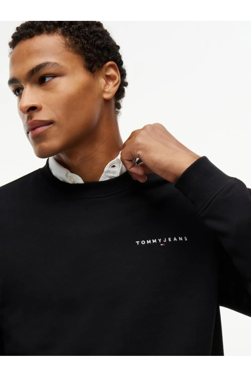 TOMMY HILFIGER REGULAR LINEAR CREW NECK DARK BLUE DM0DM20249-BDS