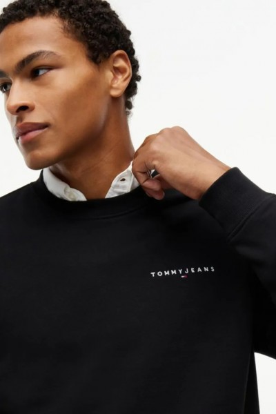 TOMMY HILFIGER REGULAR LINEAR CREW NECK DARK BLUE DM0DM20249-BDS