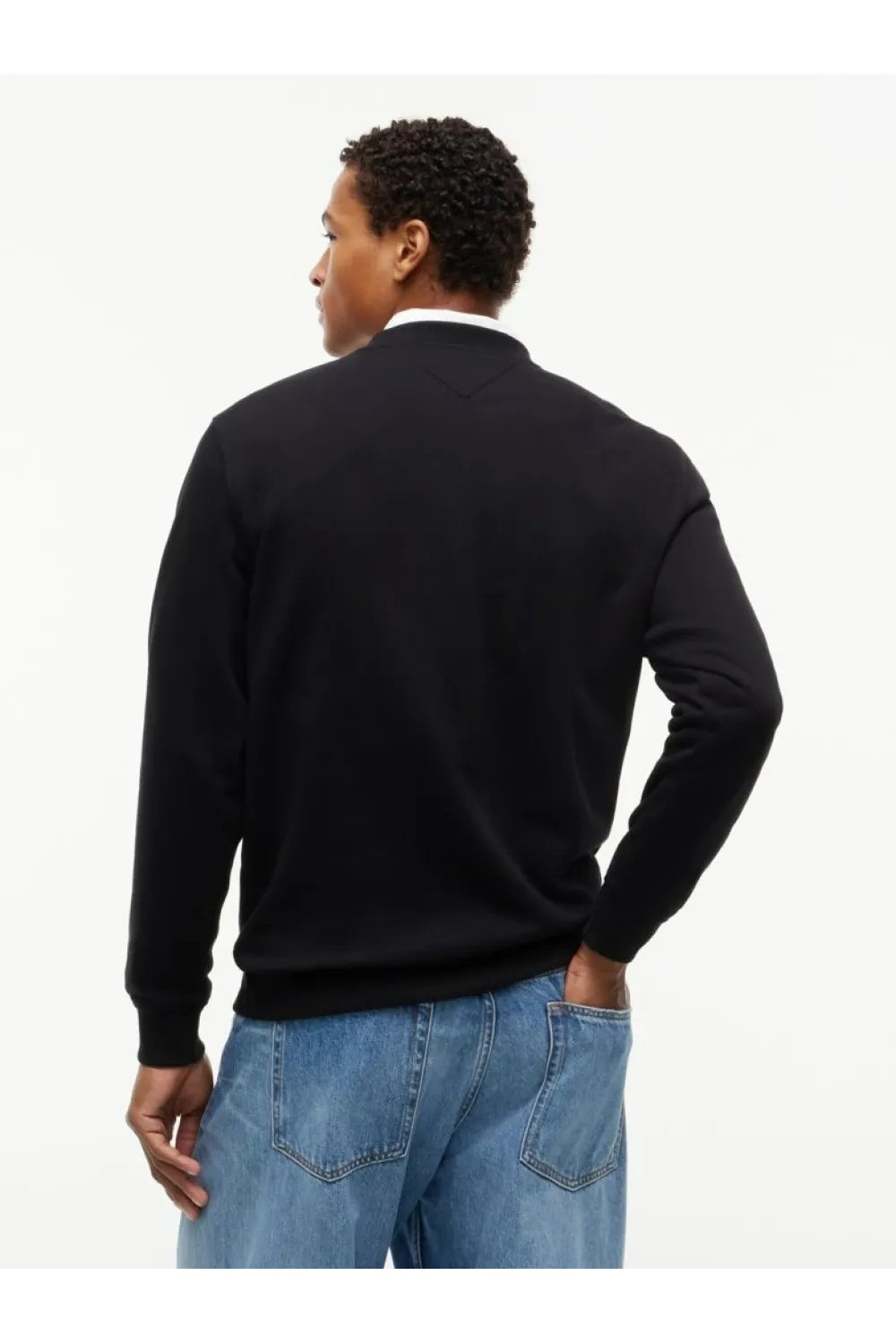TOMMY HILFIGER REGULAR LINEAR CREW NECK DARK BLUE DM0DM20249-BDS