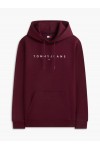 TOMMY HILFIGER HOODIE CALYPSO BERRY DM0DM20746-V11