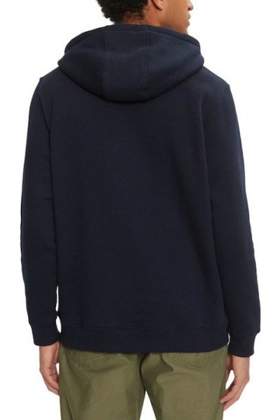 TOMMY HILFIGER REGULAR FLAG HOODIE DARK NIGHT NAVY DM0DM20742-C1G