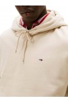 TOMMY HILFIGER REGULAR FLAG HOODIE CLASSIC BIEGE DM0DM20742-ACI