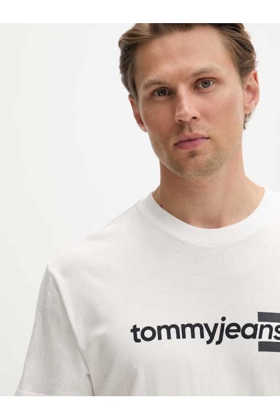 TOMMY HILFIGER T-SHIRT REGULAR ENTRY DNA WHITE DM0DM23406-YBL