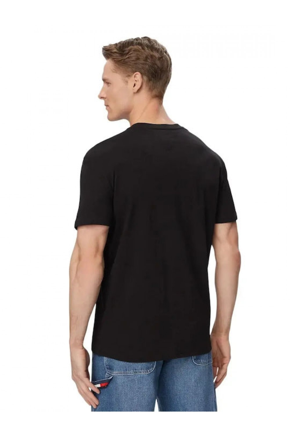 TOMMY HILFIGER T-SHIRT REGULAR ENTRY DNA BLACK DM0DM23406-BDS
