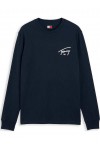 TOMMY HILFIGER TJM SLIM CHEST LINEAR TEE DARK BLUE DM0DM23546-C1G