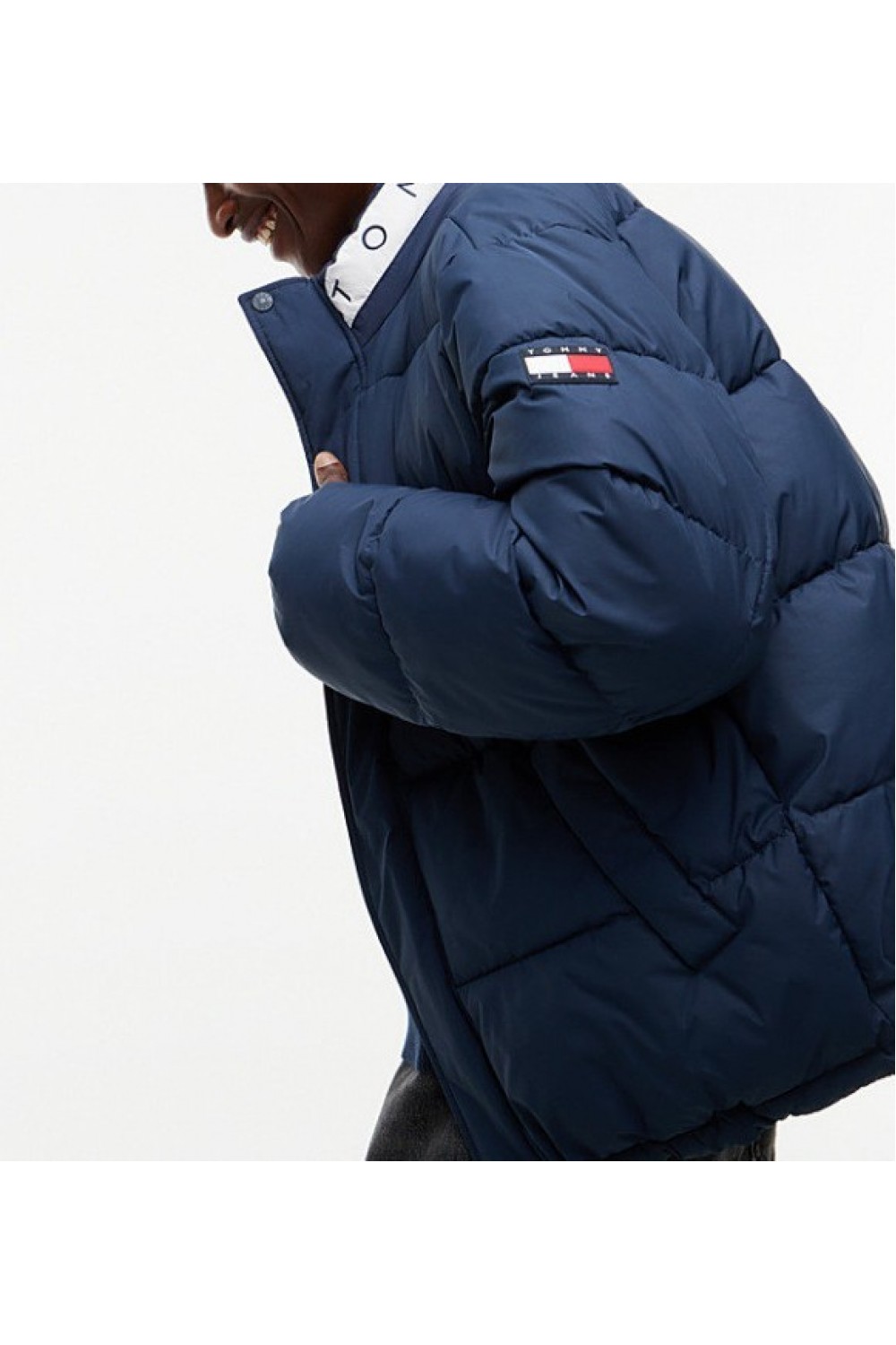 TOMMY HILFIGER RELAXED RIPSTOP PUFFER JACKET DARK BLUE DM0DM23728-C1G