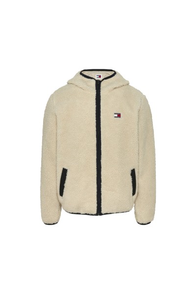 TOMMY HILFIGER TJM REG BADGE TEDDY ZIP TRU EXT NEWSPRINT DM0DM19224-AFE