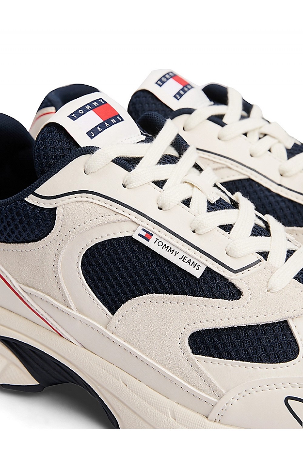 TOMMY HILFIGER SNEAKERS MIXED TEXTURE COLOUR-BLOCKED EM0EM01520-0G1