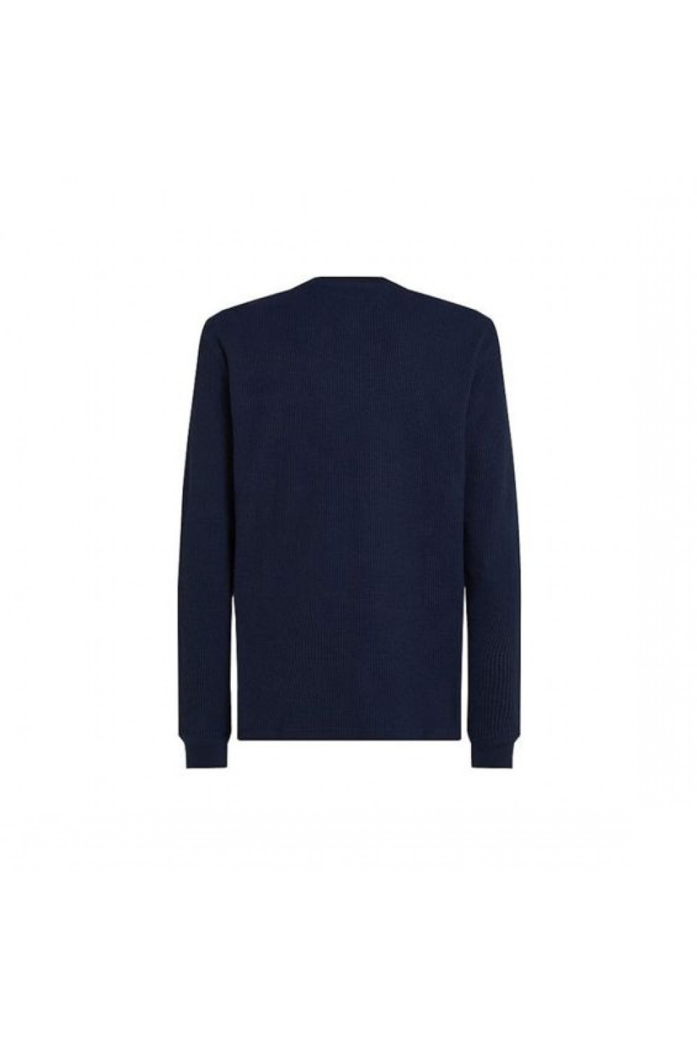 TOMMY HILFIGER WAFFLE LONGSLEEVE REGULAR FIT TEE DARK NIGHT NAVY DM0DM19216-C1G