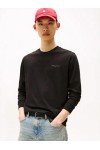TOMMY HILFIGER TJM SLIM CHEST LINEAR LS TEE BLACK DM0DM21594-BDS