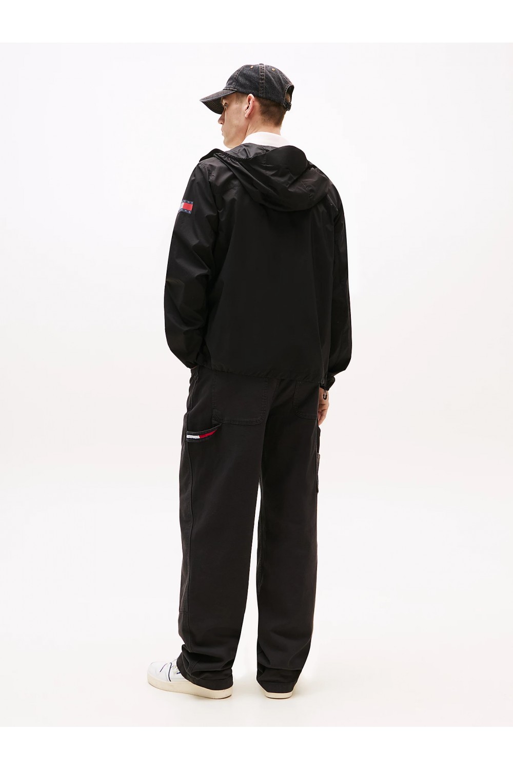 TOMMY HILFIGER WINDBREAKER WATER RESISTANT BLACK DM0DM21669-BDS