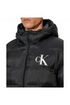 CALVIN KLEIN JEANS JACKET PUFFER MONOGRAM BLACK LV04RD528G-UB1