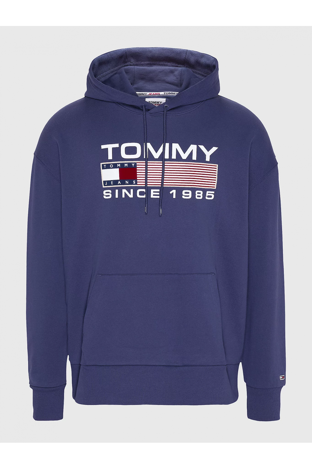 TOMMY HILFIGER TJM REG ATHLETIC LOGO HOODIE TWILIGHT NAVY DM0DM15009-BDS 