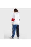 TOMMY HILFIGER TJM SKATER ARCHIEVE BLOCK HOODIE WHITE DM0DM15020-YBR
