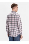 TOMMY HILFIGER TJM CLSC SMALL CHECK SHIRT WHITE CHECK DM0DM16608-YBR
