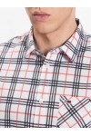 TOMMY HILFIGER TJM CLSC SMALL CHECK SHIRT WHITE CHECK DM0DM16608-YBR