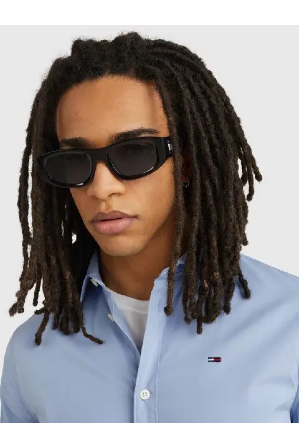 TOMMY HILFIGER TJM ORIGINAL STRETCH SHIRT LAVENDER LUSTRE DM0DM04405-556