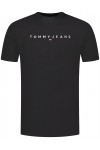 TOMMY HILFIGER T-SHIRT TJM REG LINEAR LOGO BLACK DM0DM20744-BDS