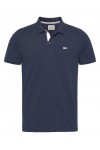 TOMMY HILFIGER TJM SLIM PLACKET POLO TWILIGHT NAVY DM0DM15370-C87