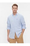 TOMMY HILFIGER TJM REG LINEN BLEND SHIRT MODERATE BLUE DM0DM18962-C3S