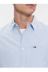 TOMMY HILFIGER TJM REG LINEN BLEND SHIRT MODERATE BLUE DM0DM18962-C3S