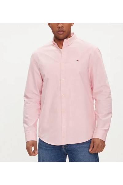 TOMMY HILFIGER TJM ENTRY REG OXFORD SHIRT TICKLED PINK DM0DM19134-TIC