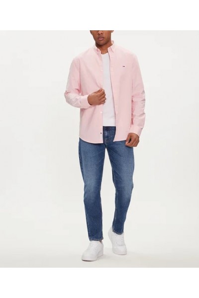 TOMMY HILFIGER TJM ENTRY REG OXFORD SHIRT TICKLED PINK DM0DM19134-TIC