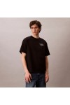 CALVIN KLEIN JEANS T-SHIRT ENGRAVED MONOLOGO BLACK LV04RC808G-UB1
