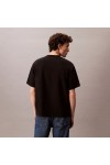 CALVIN KLEIN JEANS T-SHIRT ENGRAVED MONOLOGO BLACK LV04RC808G-UB1
