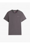 TOMMY JEANS TJM SLIM LINEAR CHEST TEE BLACK WALNUT DM0DM21780-GW1
