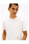 TOMMY HILFIGER T-SHIRT REG TONAL FLAG TEE ANCIENT WHITE DM0DM22312-YBH