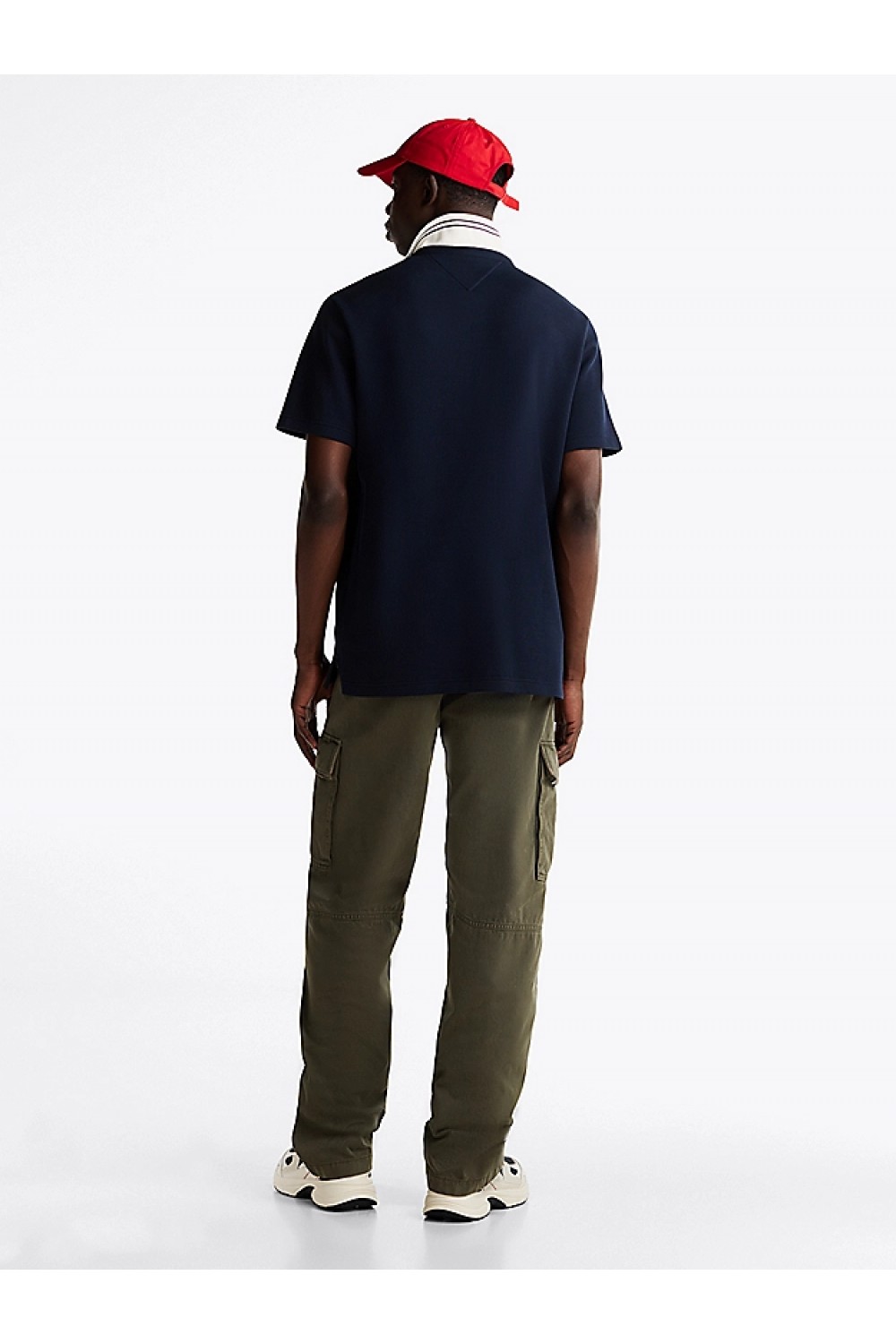 TOMMY HILFIGER T-SHIRT POLO SLIM DARK NIGHT NAVY DM0DM20225-C1G