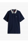 TOMMY HILFIGER T-SHIRT POLO SLIM DARK NIGHT NAVY DM0DM20225-C1G