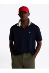 TOMMY HILFIGER T-SHIRT POLO SLIM DARK NIGHT NAVY DM0DM20225-C1G