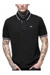 TOMMY HILFIGER T-SHIRT POLO TJM REG TIPPED BLACK DM0DM20745-BDS