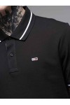 TOMMY HILFIGER T-SHIRT POLO TJM REG TIPPED BLACK DM0DM20745-BDS