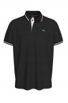 TOMMY HILFIGER T-SHIRT POLO TJM REG TIPPED BLACK DM0DM20745-BDS
