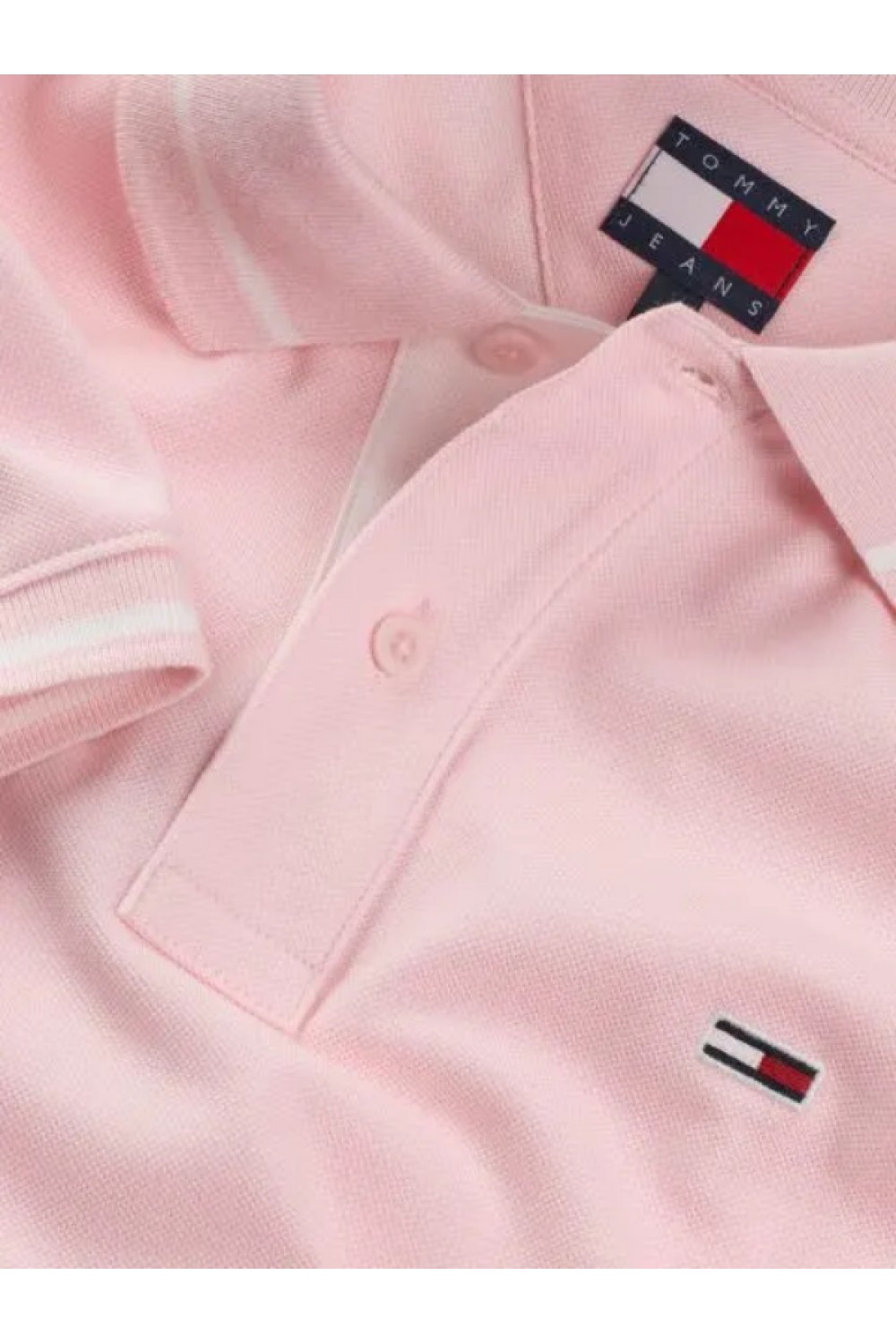TOMMY HILFIGER T-SHIRT POLO TJM REG TIPPED PRECIOUS PINK DM0DM20745-TH3