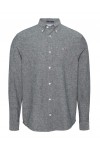 TOMMY HILFIGER SHIRT TJM REG LINEAR BLEND DARK NIGHT NAVY DM0DM20875-C1G