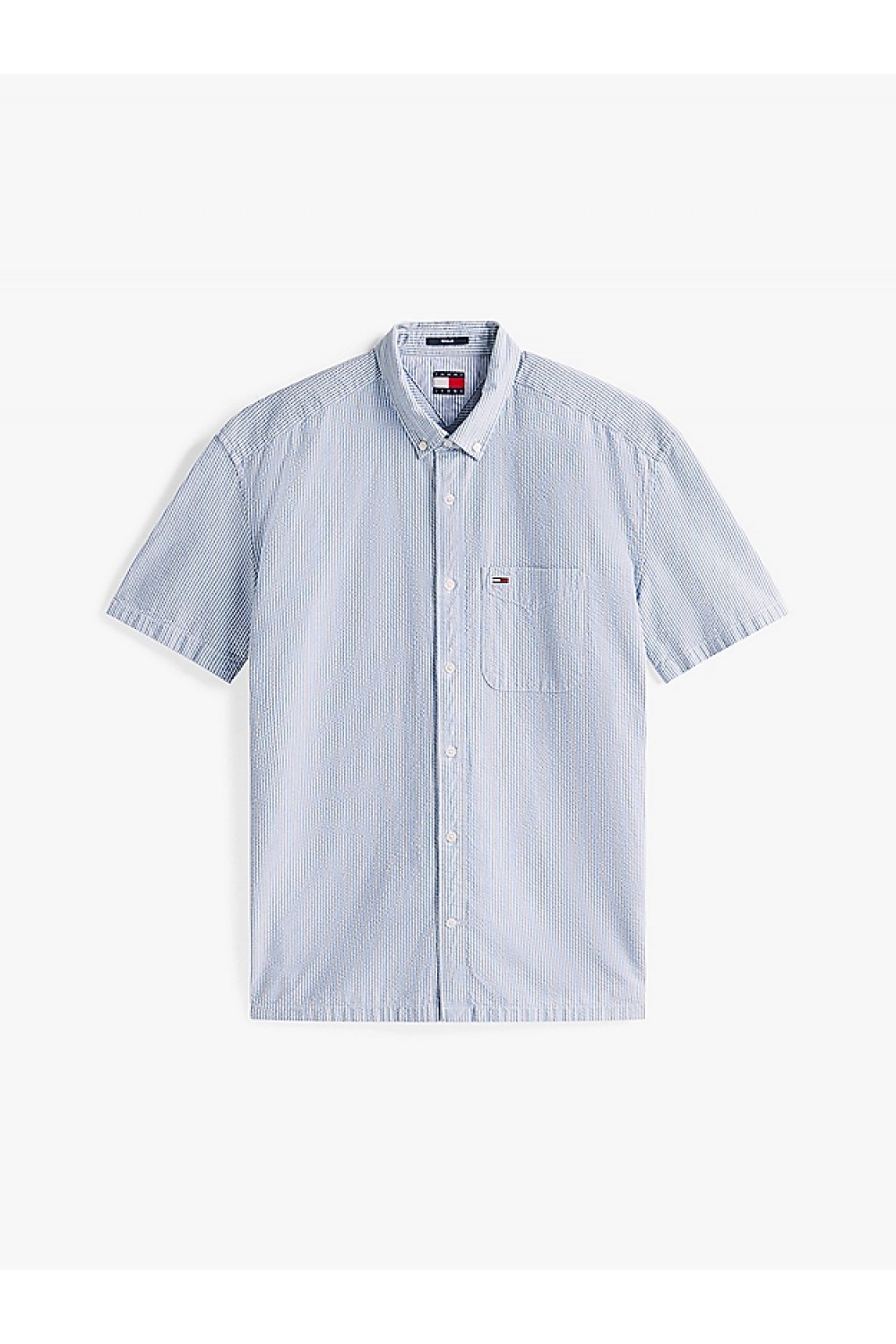 TOMMY HILFIGER SHIRT REG SEERSUCKER COLORADO BLUE STRIPES DM0DM20891-DY6