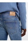 TOMMY HILFIGER DENIM JEANS SCANTON WHISKERED SLIM MEDIUM BLUE DM0DM21137-1A5